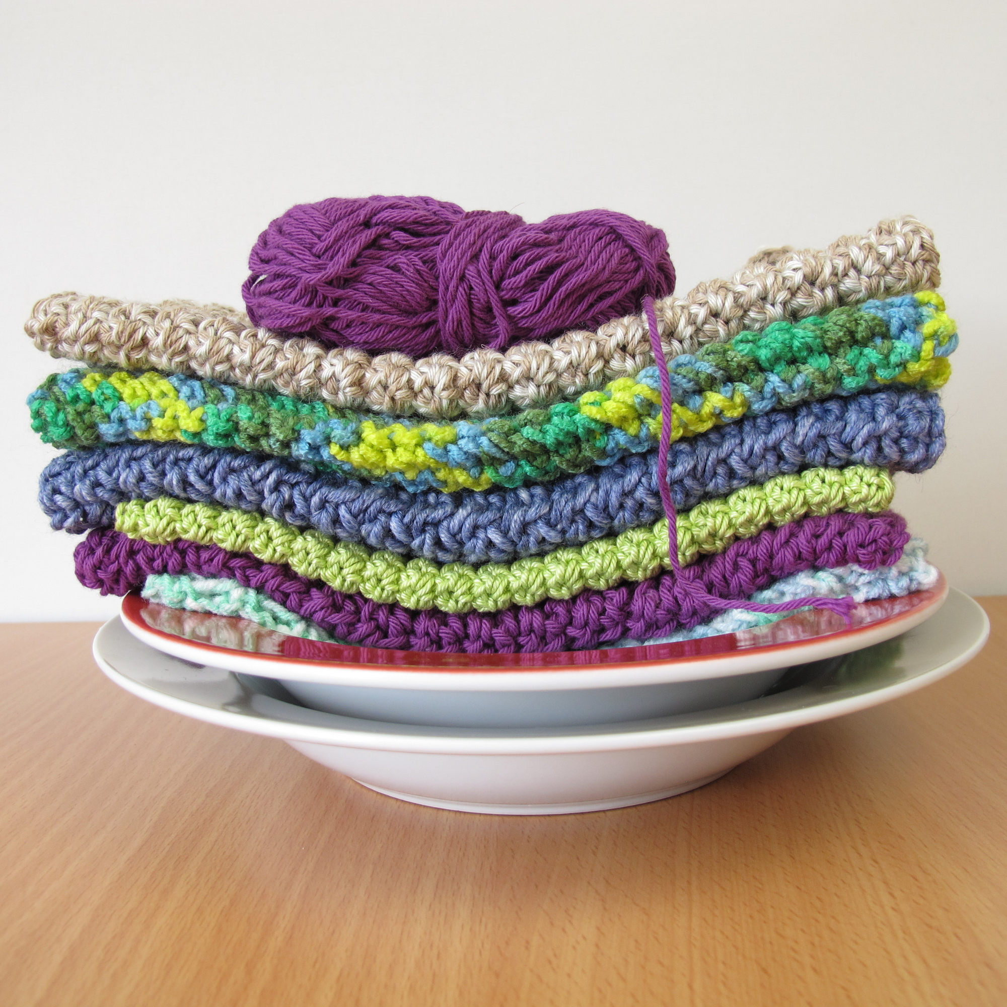 Katech Knitting Kit for Beginners-Learn to Knit Dishcloth-Beginner